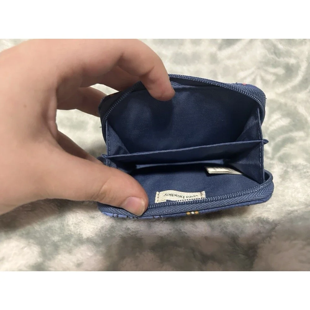 Vera Bradley Essential Small Zip Around Wallet Bark Park Pattern - Picture 3 of 3